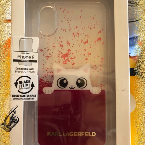 Karl Lagerfeld Accessories - Karl Lagerfeld’s Adorable 🐈 “Choupette” Case. NIB